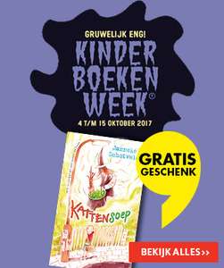 Gratis boek Kattensoep van Janneke Schotveld bij aankoop van minstens €10 @ Kinderboekenweek