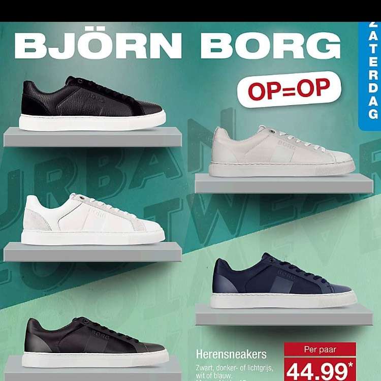 Björn Borg schoenen voor €45 @ Aldi