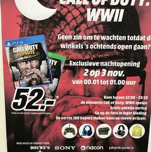 Call of duty WWII voor €52 @ Media Markt Zwolle