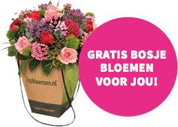 Voucher voor gratis bosje bloemen bij topbloemen.nl @ Engie