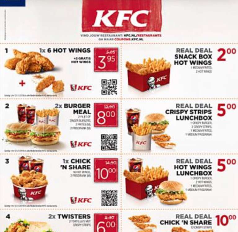 KFC coupons @KFC
