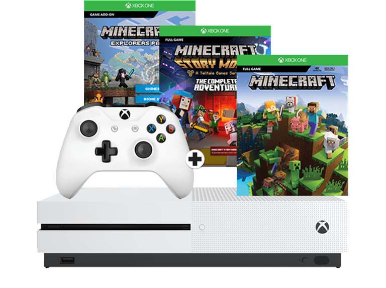 Xbox One S 500GB Minecraft bundel @ Media Markt