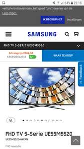 55" Samsung Full HD Smart LED TV, weekendactie