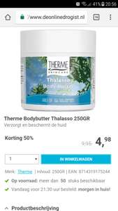 Alle Therme producten 50 procent korting