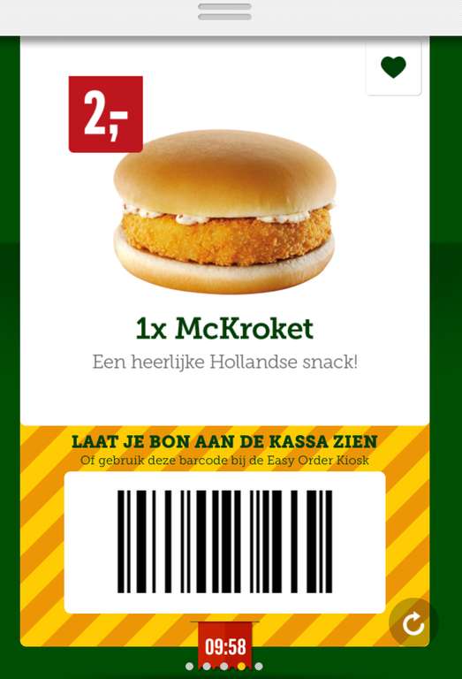 McDonald's Easy Order Bonnen