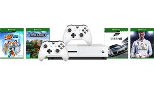 Xbox One Slim 1Tb, extra controller, Fifa 18, Forza 7, Minecraft, Sea of Thieves (code)