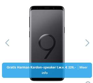 Samsung Galaxy S9 64GB Zwart voor EUR 569,69 bij Mobiel.nl (incl aansluitkosten en Gratis Harmon Kardon speaker!)