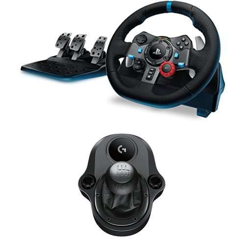Logitech G29 Driving Force Racestuur +  Driving Force Shifter voor €219,90 @ Amazon.es