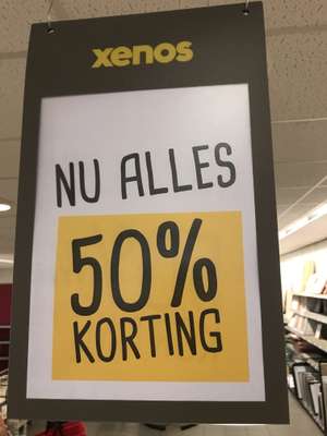 XENOS Eindhoven (Centrum) nu alles 50% korting!
