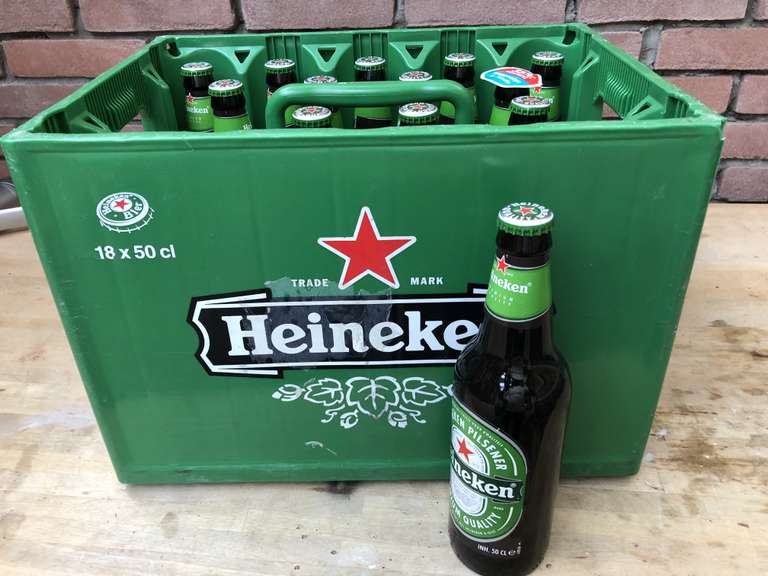 (Lokaal?) Krat Heineken 0,5 liter 35% korting, Albert Heijn Utrecht Rokade