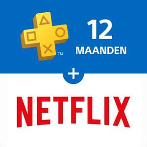 PlayStation Plus 12 maanden + 3 maanden gratis Netflix