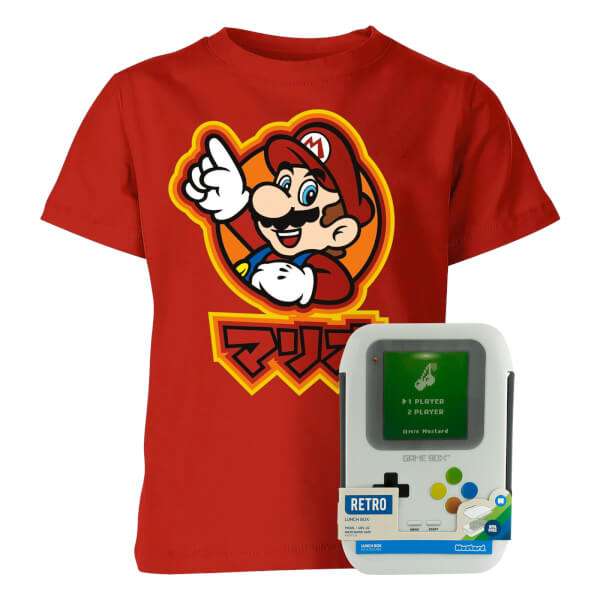 Nintendo Back To School bundel (T-shirt + lunchbox) voor €13,98  @ Sowaswillichauch