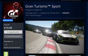 Gran Turismo Sport €20