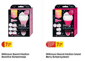Wilkinson Intuition Variety Edition Scheerapparaat + mesjes @ Kruidvat