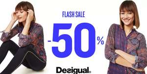 Flash sale bij desigual 50% korting op geselecteerde items