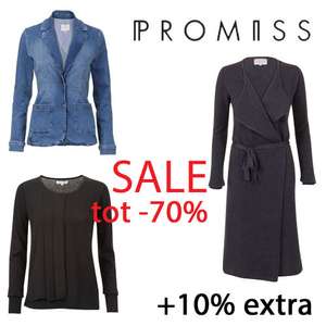 Sale tot -70+% + met code 10% extra @ Promiss