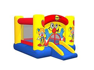 Clown Slide and Hoop Bouncer springkasteel met glijbaan voor €98,64 @ Amazon.de