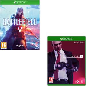 Battlefield V + Hitman 2 (Xbox One) voor €70,65 @ Game.co.uk