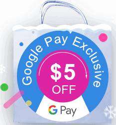 Banggood BGPay tegoed van $5 bij aankoop over $50 betaald met Google Pay