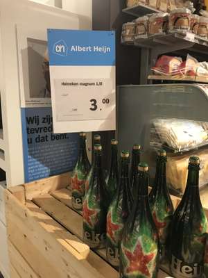 Plaatselijke aanbieding (AH Heigalerij Hilversum) heineken fles 1,5L