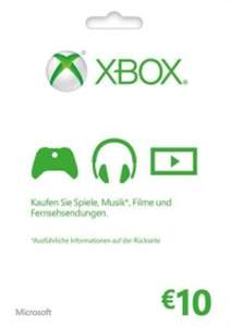 Microsoft Xbox Gift Card - 10 Euro voor €7,49 @ CDkeys