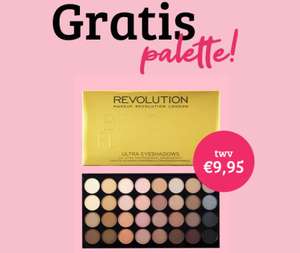 Gratis Revolution palette t.w.v. €9,95 (va €30) @ Boozyshop