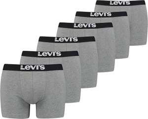 Levi's Solid Basic boxershorts voor heren (6 stuks) voor €22,99 @ Amazon NL