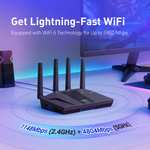 GL.iNet Flint 2 (GL-MT6000) Wi-Fi 6 High-Performance Home Router