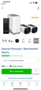 Eufycam 3 Duo pack + Doorbell Battery