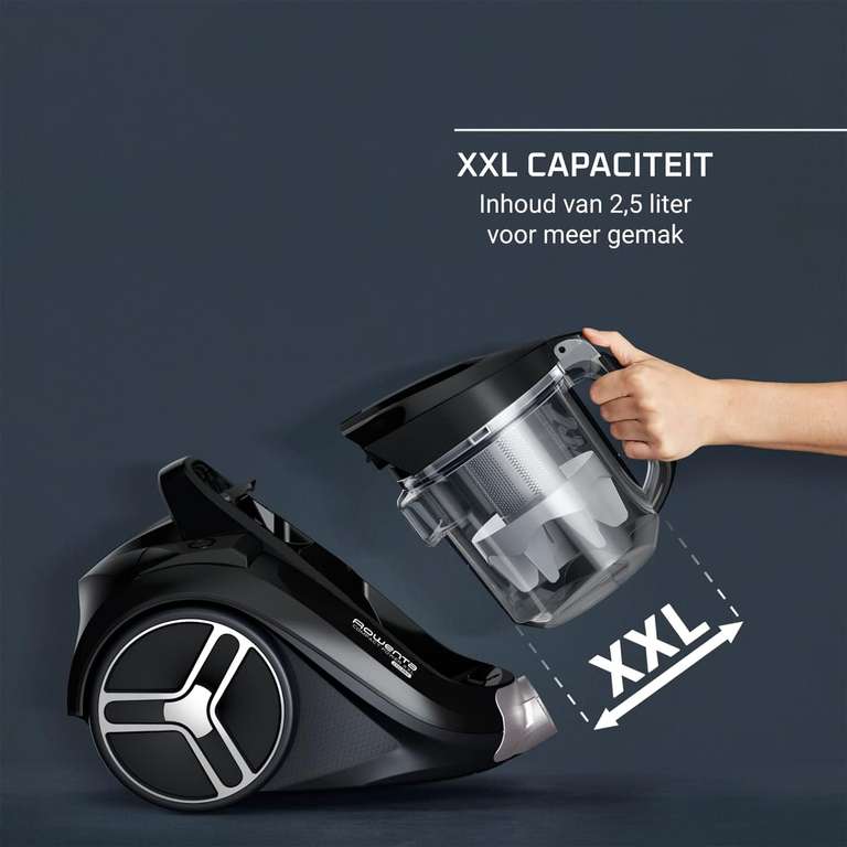 Rowenta Compact Power XXL RO4B23 stofzuiger zonder zak - Beste Koop maart 2024! (Prijs na cashback)