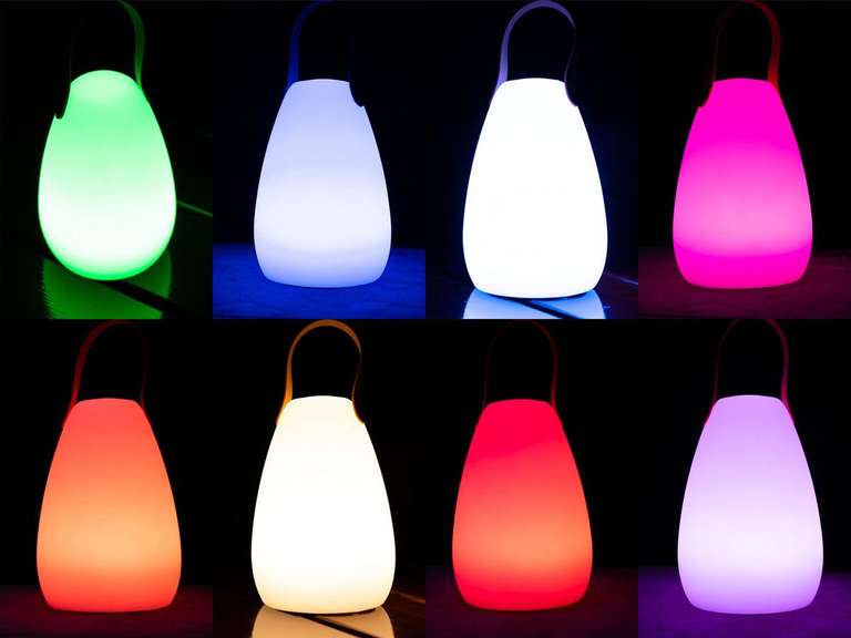 2x FlinQ Fiji Draadloze RGB Tafellamp voor €29,95 @ iBOOD