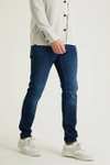 Chasin' Ego antares mid blue denim jeans