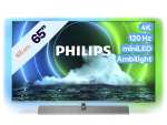 Philips 65PML9636/12 65" 4K miniLED TV met Ambilight inclusief B&W soundbar
