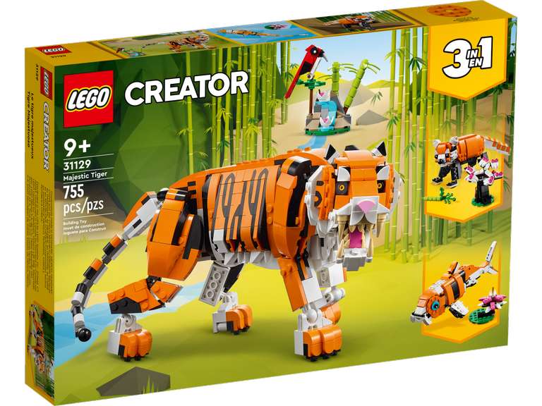Lego Creator 31129 Majestic Tiger laagste prijs ooit