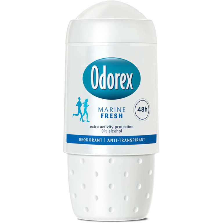 Alle Odorex deodorant rollers €1 @ AH