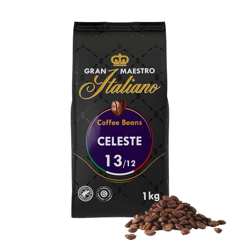 Gran Maestro Italiano koffiebonen 1kg (diverse varianten) voor €11,99 @ Koffievoordeel