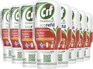 Cif CleanBoost Power & Shine Keuken Ecorefill Capsules - 10 x 70 ml - Voordeelverpakking