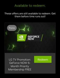 6 maanden gratis Geforce NOW Priority bij LG