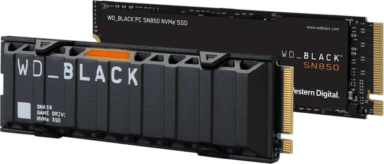 WD Black NVMe SSD SN850 (met heatsink) - 1TB: €149 / 2TB: €249 @ MediaMarkt