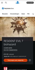 [PS4 & 5] Resident Evil 7: Biohazard (Digitaal)