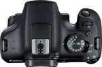 Canon EOS 2000D body spiegelreflexcamera + 18-55mm f/3.5-5.6 DC III + Tas + 16GB Geheugenkaart voor €398 @ Coolblue