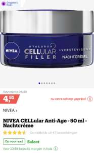 [bol.com] NIVEA CELLular Anti-Age - 50 ml - Nachtcrème €4,51