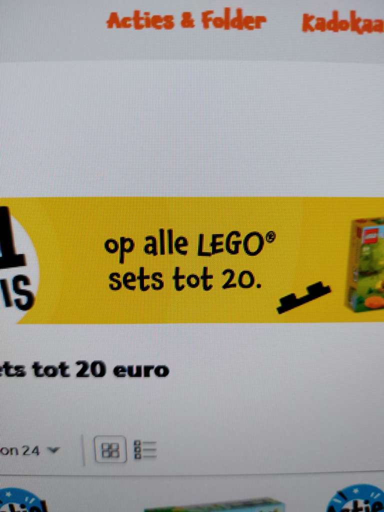 Legosets tot €20,- 2+1gratis Intertoys