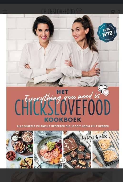 Korting op schorten, kookboek en mealprep bij chicks love food