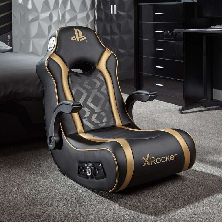 X Rocker Gold Official PlayStation 2.1 Wireless Gaming Chair