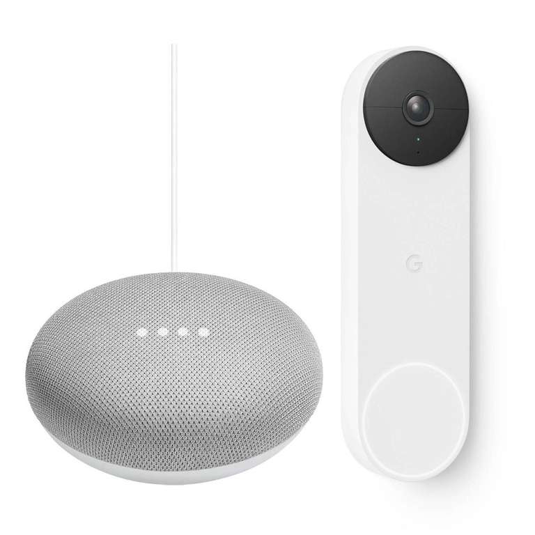 Google Nest Doorbell + Nest Mini bundel