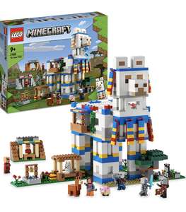 LEGO 21188 Minecraft Het lamadorp, Speelgoed Set met Modulair Lama Huis en Poppetjes van Dorpelingen