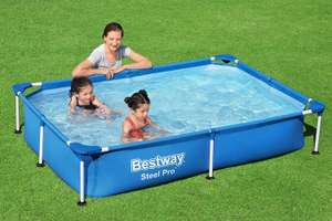Bestway Steel Pro zwembad 221x150x43 cm voor €17,99