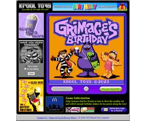 McDonald's Grimace game gratis voor Game Boy Color (ook via browser)