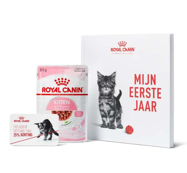 Gratis gepersonaliseerd ROYAL CANIN pakket inc voeding (kat of hond)